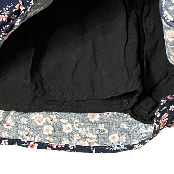 Altard State Floral Boho Paper Bag Lined Short Ruffle Trim Hi-Rise Women Small - Picture 5 of 8